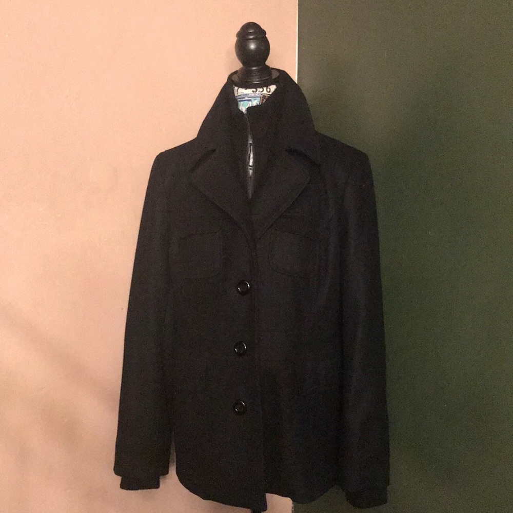 Large Black Coat by Jennifer Lopez